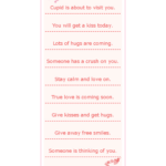 365 Designs Foam Fortune Cookie Valentines