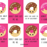 Air Fryer Donuts And Adorable Donut Valentines free Printable