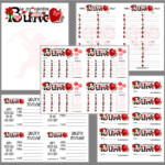 Be My Valentine Bunco Bunco Printables