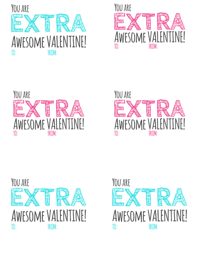  Extra Awesome Valentine Free Printable The Crafting Chicks