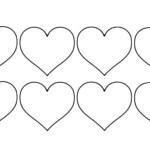 Free Pattern For Heart Template Printable Valentine s Day A Crafty Life