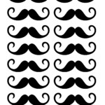 Free Printable Mustache Valentines Paper Trail Design