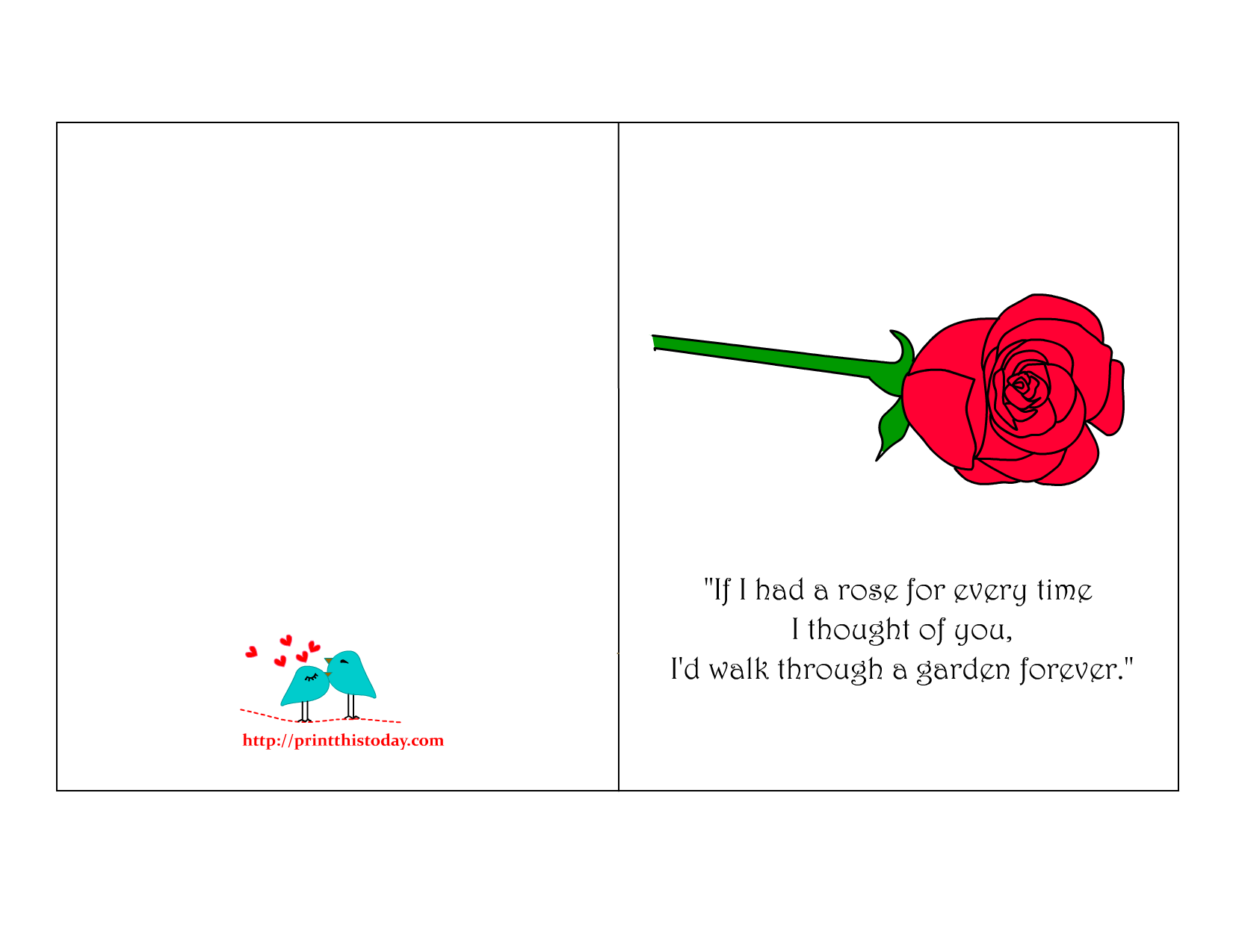 Free Printable Valentine Cards With Love Quotes