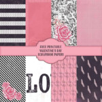 Free Printable Valentines Day Scrapbook Paper