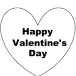 Heart Of Happy Valentines Day S1810 Coloring Page Printable