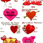 Hearts Printable Valentines About Family Crafts