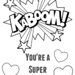 Pop Art Valentine s Cards To Make With Preschoolers Free Printable