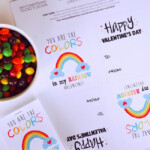 Skittles Valentines Card Printable Valentines Cards With Skittles