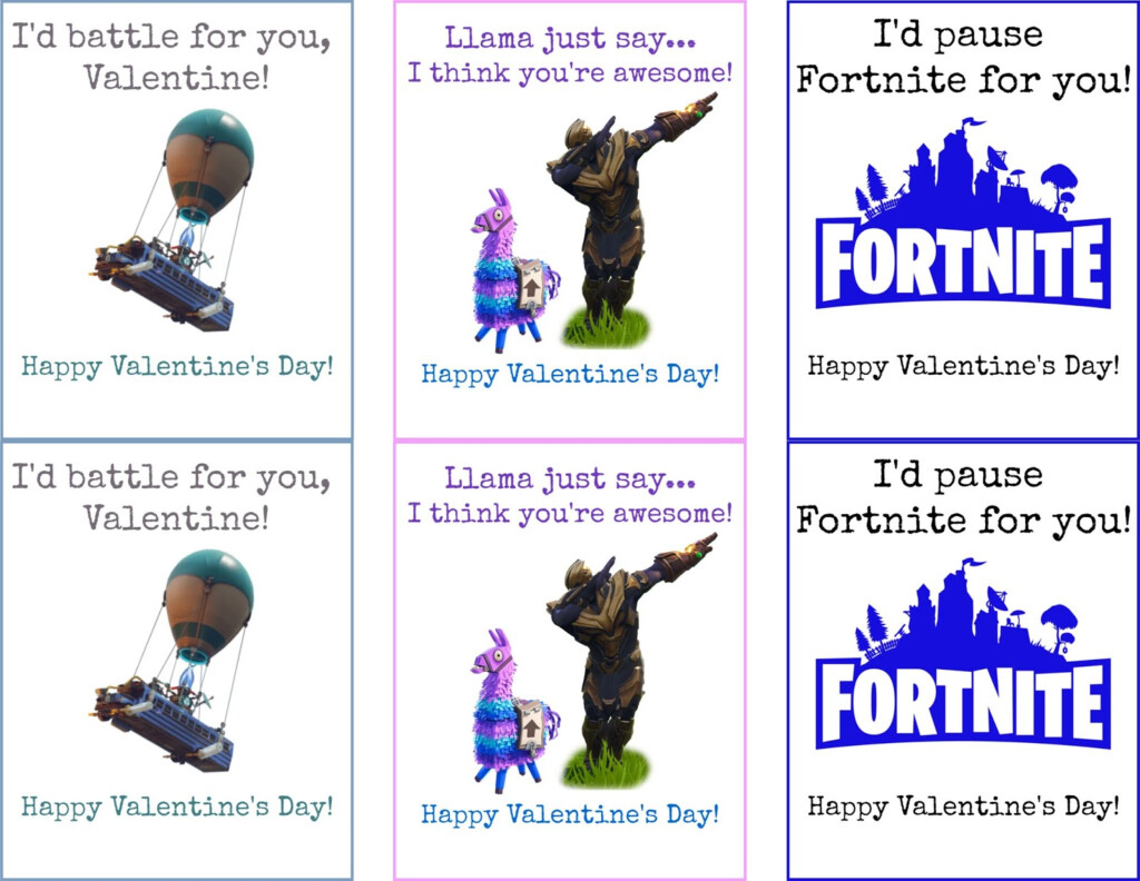 The Procrastinating Mommy Fortnite Valentine s Day Cards Free 