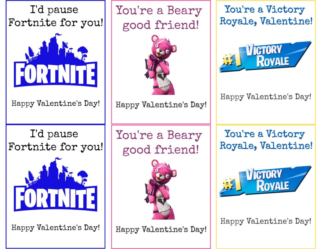 The Procrastinating Mommy Fortnite Valentine s Day Cards Free 