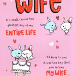 To My Lovely Wife Valentine s Day Greeting Card Cards Love Kates