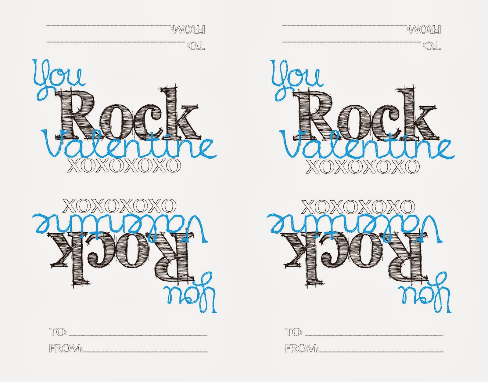 Up Cycled Printable Treasures Printable Valentine POP Rocks