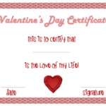 Valentine s Day Certificates