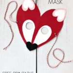 Valentine s Day Fox Craft For Kids With A Free Printable