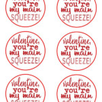 You re My Main Squeeze Free Printable Valentine Valentines