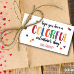 10 Hope You Have A Colorful Valentine s Day Tags Etsy
