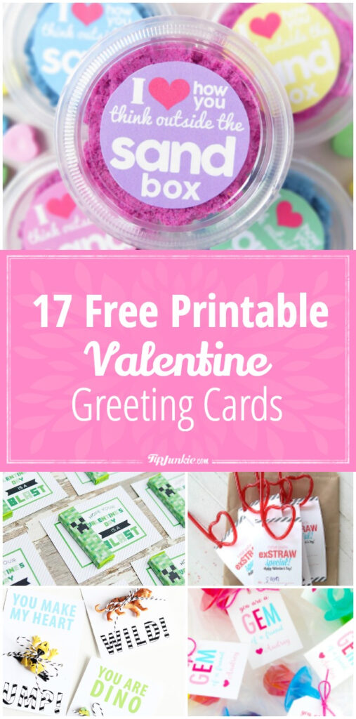 3 Free Printable Valentines Day Cards Perfect For Kids To Share At 