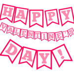 4 Easy DIY Valentine s Day Printable Banners Free The Peculiar