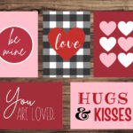 4x6 Valentines Day Digital Download Bundle Instant Printable Download
