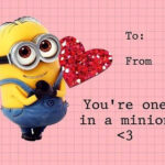 6 Free Printable Minion Valentines For Kids Minion Valentine 6 Free
