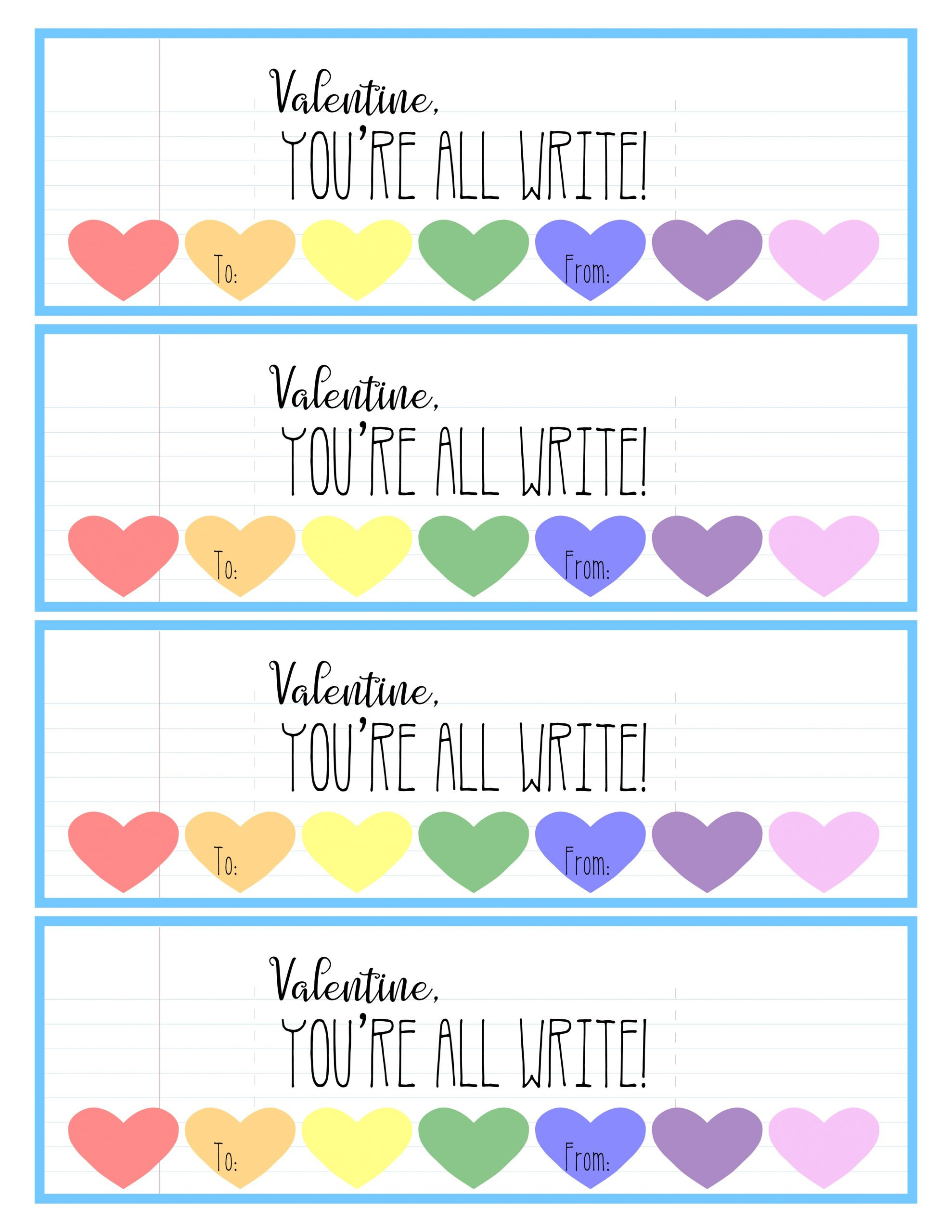 95 Free Printable Valentine Cards For Kids Sarah Titus Atelier yuwa