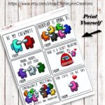 Among Us Valentines Day Cards Printable Remember Making Valentine s