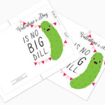 Anti Valentine s Day Cards Printables Funny Pickle Etsy