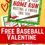 Baseball Valentine Printable Totally Free Or So She Says