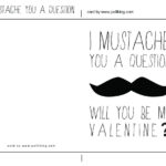 Black And White Printable Valentine Cards