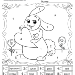 Color By Number Printable Valentine