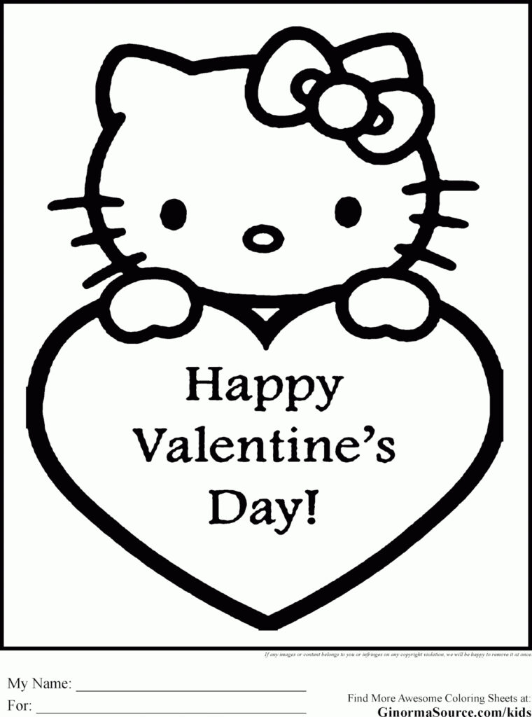 Coloring Pages For Kids printables Valentine s Day