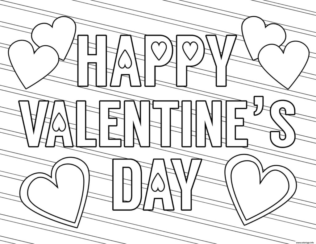 Coloring Pages For Kids printables Valentine s Day