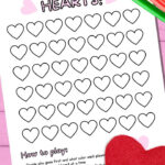 Connect 4 Printable Valentines Day Game