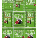 Cool Football Valentine Card Free Printables OriginalMOM