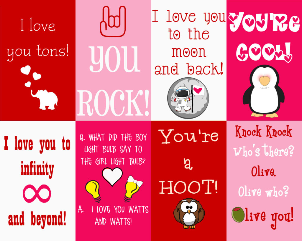Crafts Sutch Valentine s Messages Printables 