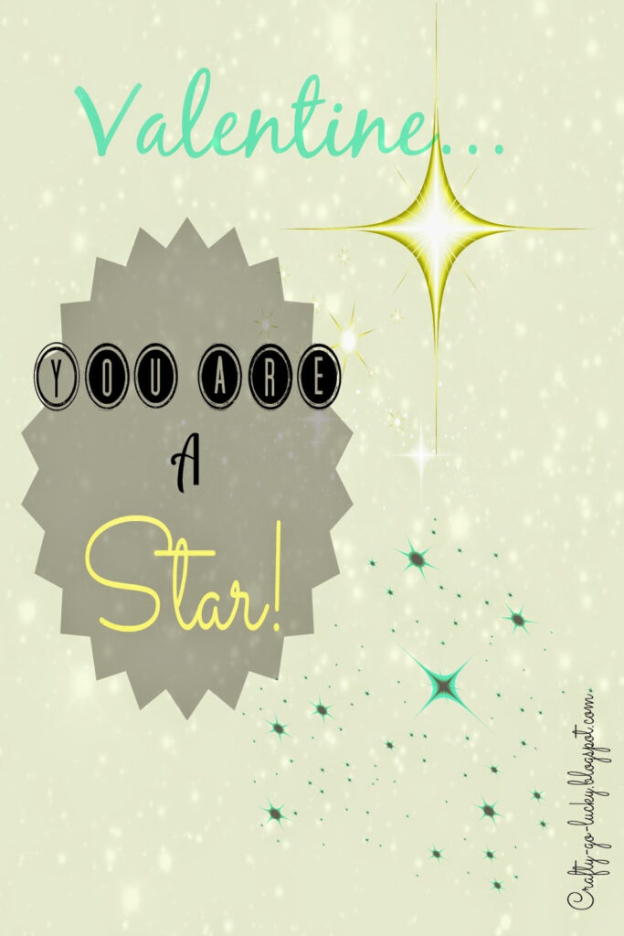 Crafty Go Lucky Free Valentine Printable s 3x5 4x6 