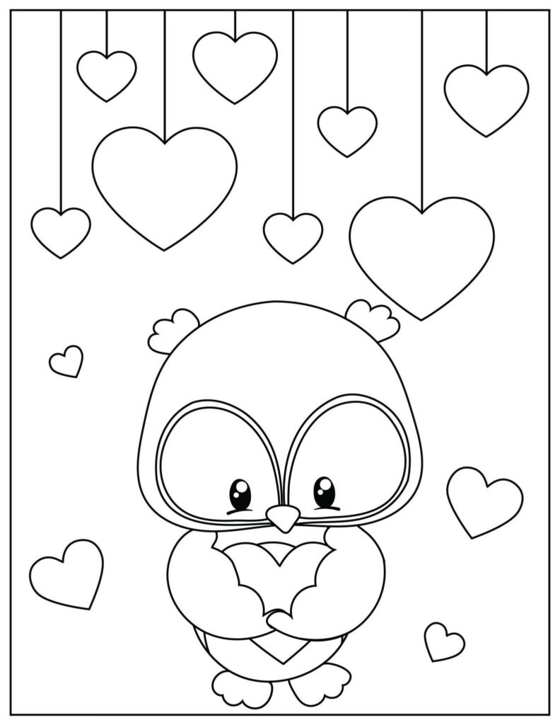 Cute Valentine s Coloring Pages Mom Does Reviews