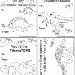Dinosaur Printable Valentines