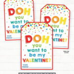 Doh You Want To Be My Valentine Free Printable Printable Templates