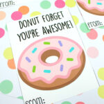 Donut Valentine Printable