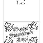 Foldable Printable Valentine s Day Cards To Color