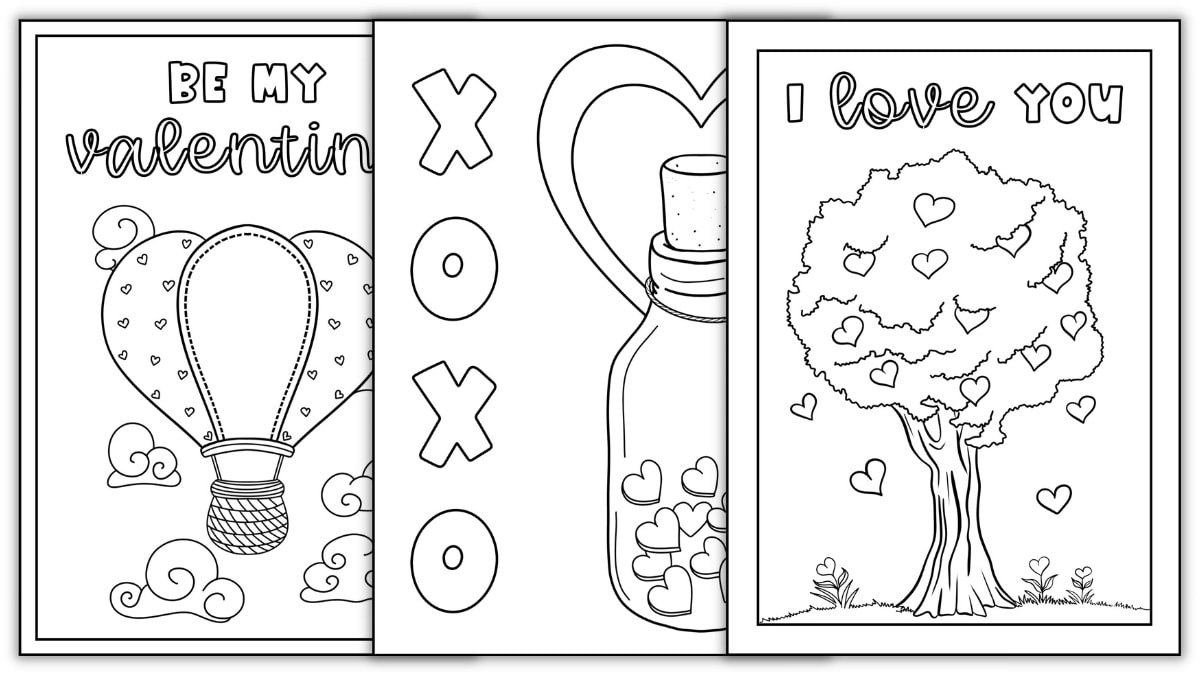 Foldable Printable Valentines Day Cards To Color Printable Edu Pe Foldable Printable Valentines Day Cards To Color Printable edu pe