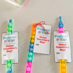Free Editable Pop It Bracelet Valentine Printable The Keele Deal