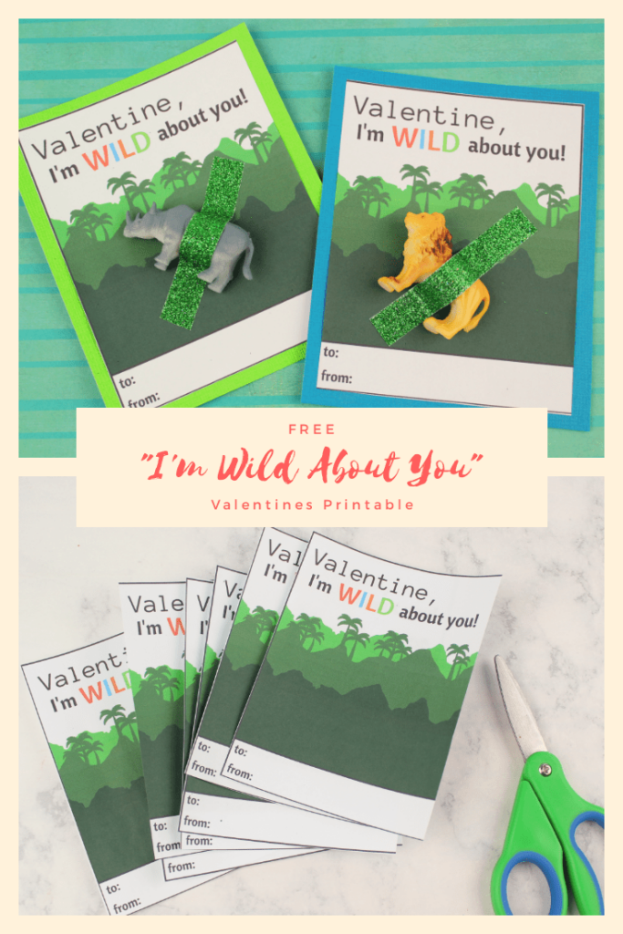 Free I m Wild About You Valentines Printable The Mommy Mix 