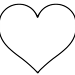 Free Pattern For Heart Template Printable Valentine s Day Heart