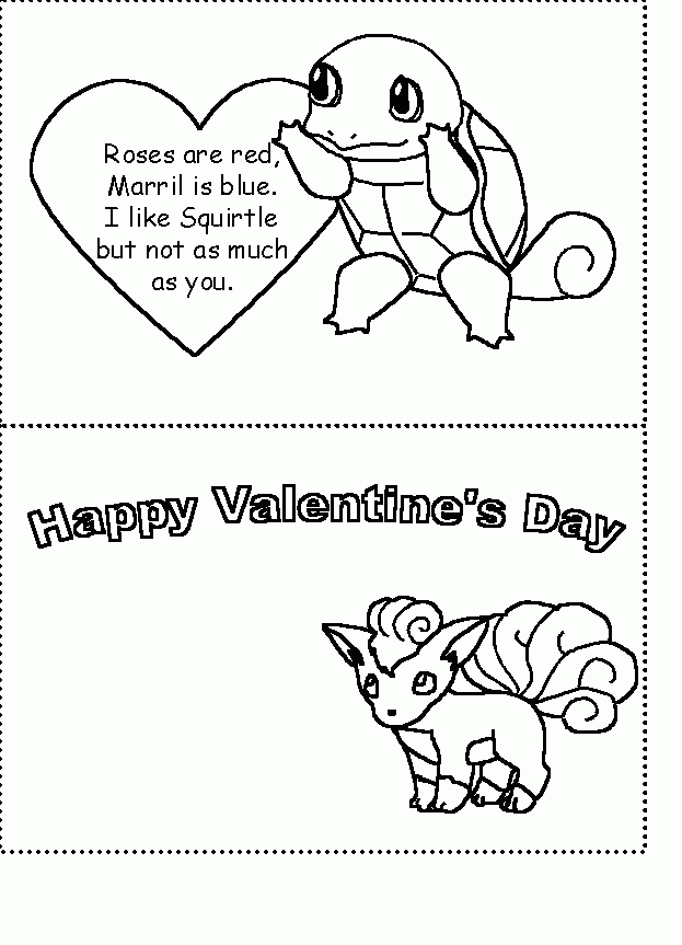 Free Pokemon Valentine Printables