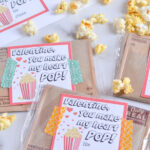 Free Popcorn Valentine With Printable 3 The Cards We Drew