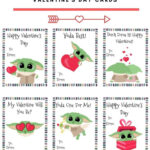 Free Printable Baby Yoda Valentines Day Cards For Kids