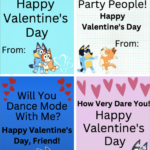 FREE Printable Bluey Valentine Cards PDF
