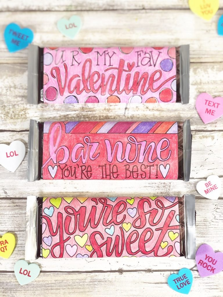 Free Printable Candy Bar Wrappers For Valentine s Day